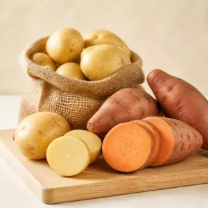 Pommes de terre et patates douces